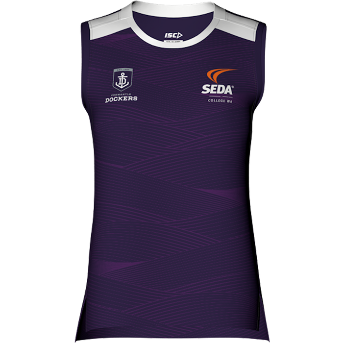 SEDA YR 11 TRAINING SINGLET WOMENS - FREMANTLE DOCKERS