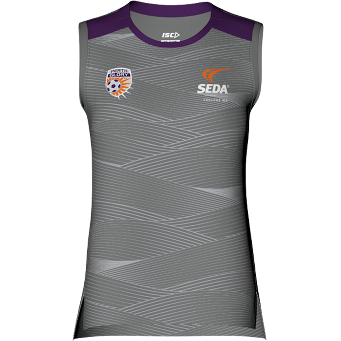 SEDA YR 11 TRAINING SINGLET WOMENS - PERTH GLORY
