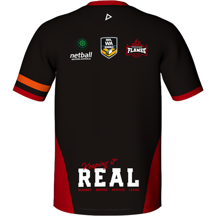 Rockingham SHS Training Tee Orange Mens