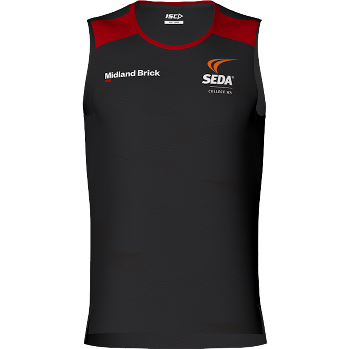 SEDA YR 12 TRAINING SINGLET MENS - CONSTRUCTION