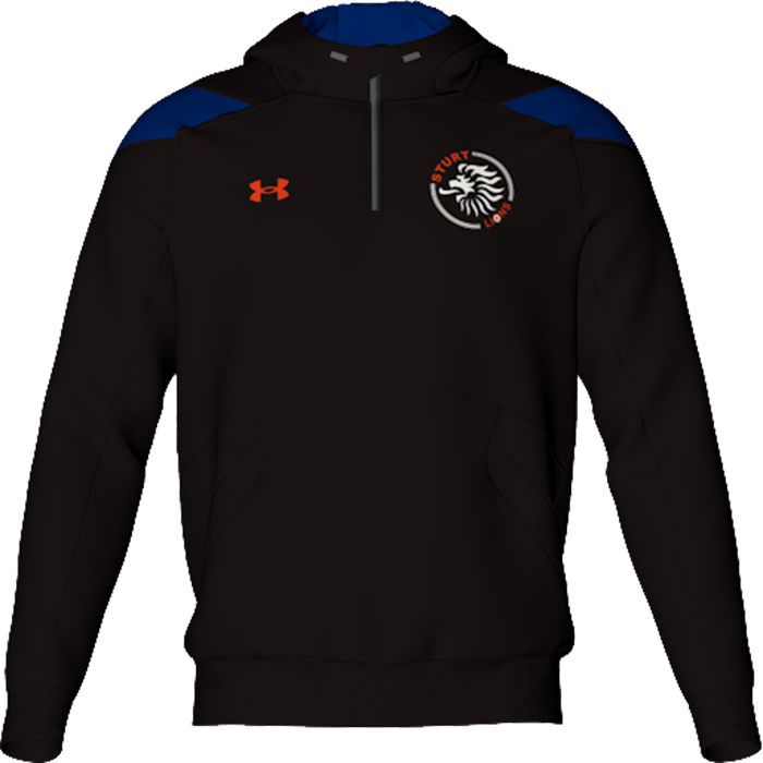 Qtr Zip Fleece Hoodie Front