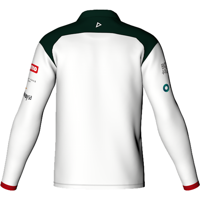 Kid's long sleeve polo back