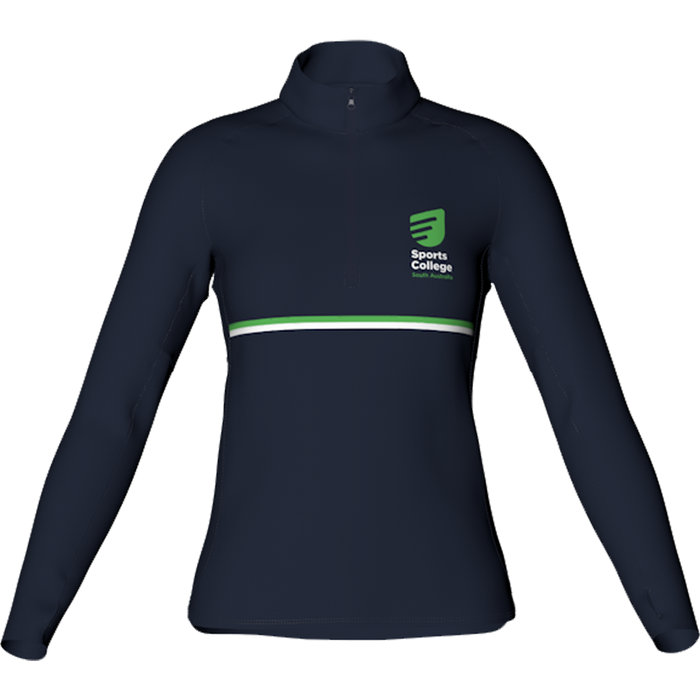 Sports College SA Qtr Zip Training Top Womens - AFL