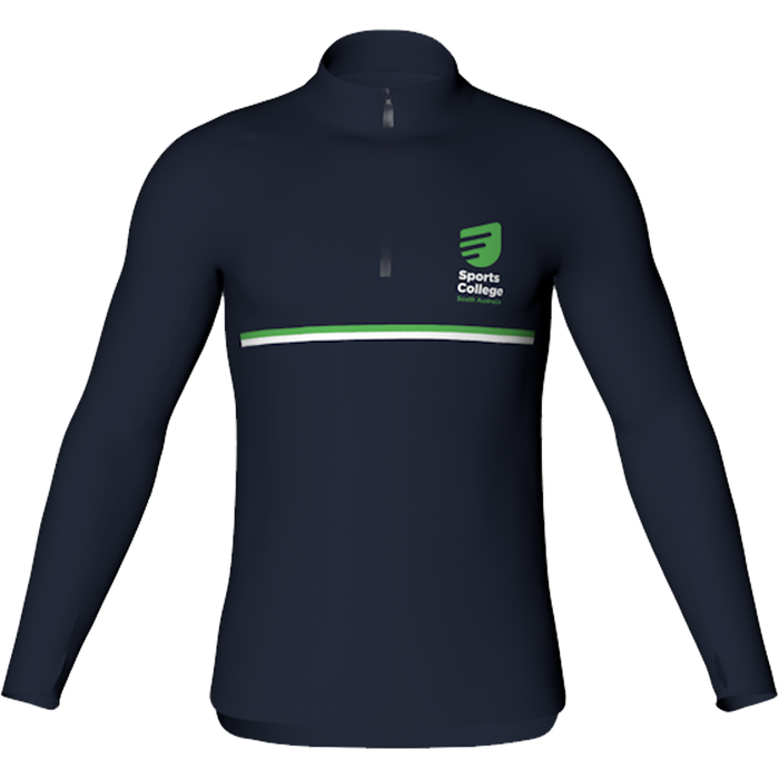 Sports College SA Qtr Zip Training Top Mens - Netball