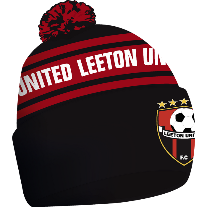 Leeton United FC Pom Pom Beanie