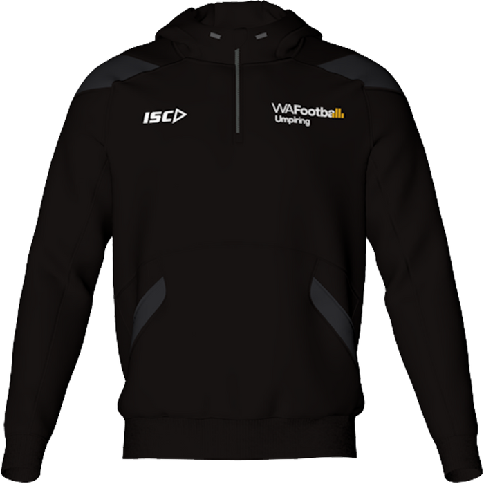 WAFL Umpires Qtr Zip Hoodie Mens