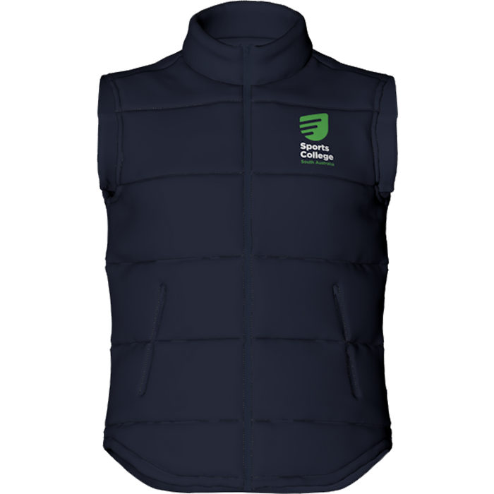 Padded vest front