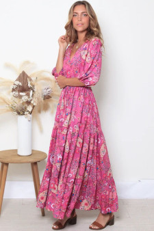 Lorelei V-Neck Maxi Dress