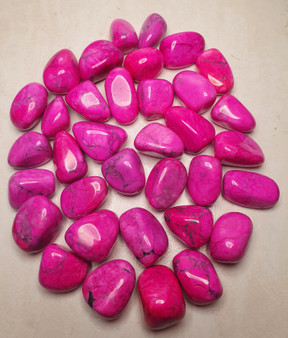Pink Howlite Tumble Stone
