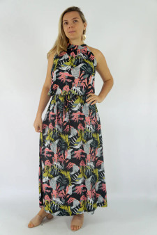 Long Chloe Black Tranquility Dress