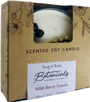 Wild Berry Cassis Botanicals Aromatherapy Candle
