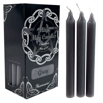 Magic Mini Candles -Grey Unscented