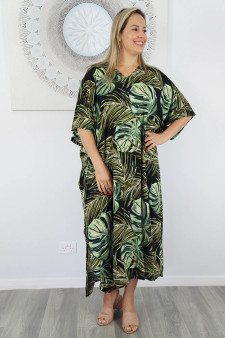 Black Sabai Long Kaftan