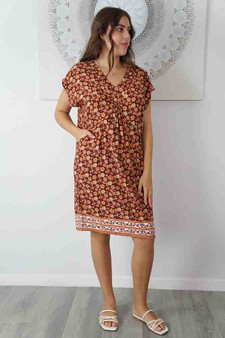 Brown Dahlia Cruiser Dress