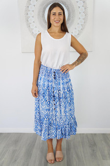 Blue 'Permata' Tangelo Skirt