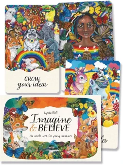 Imagine & Believe: An oracle deck for young dreamers by Lynda Bell