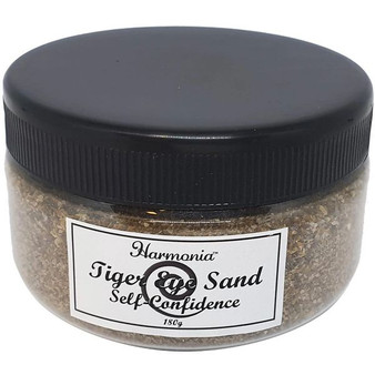 Tiger Eye Crystal Sand in Jar