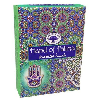 Green Tree Hand of Fatima Incense Cones