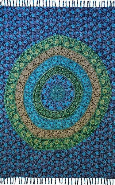 Sundrenched Aqua Chakra Sarong