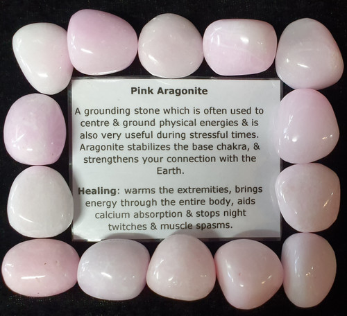 Pink Aragonite Tumble Stone