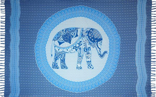 Boho Elephant Royal Sarong