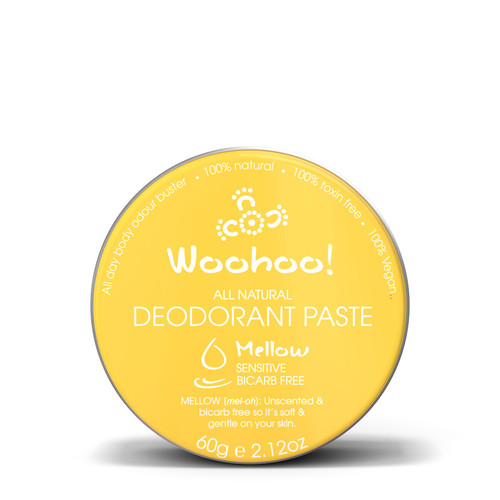 Mellow Woohoo All Natural Deodorant Paste 60g Mellow Woohoo All Natural Deodorant Paste 60g