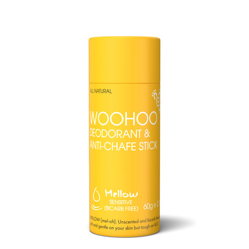 Mellow Woohoo Deodorant & Anti-Chafe Stick 60g