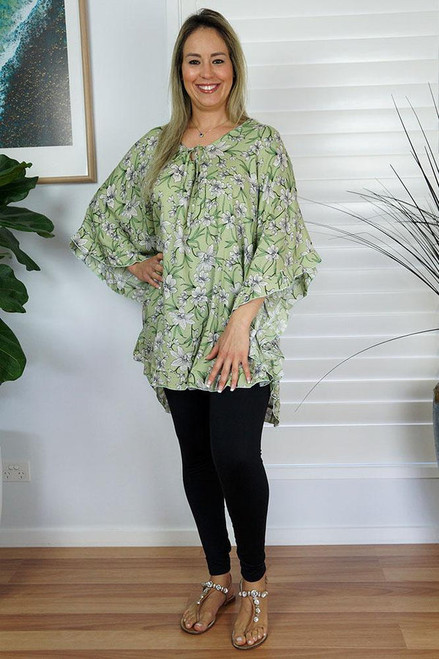 Jasmine Olive Olympia Top