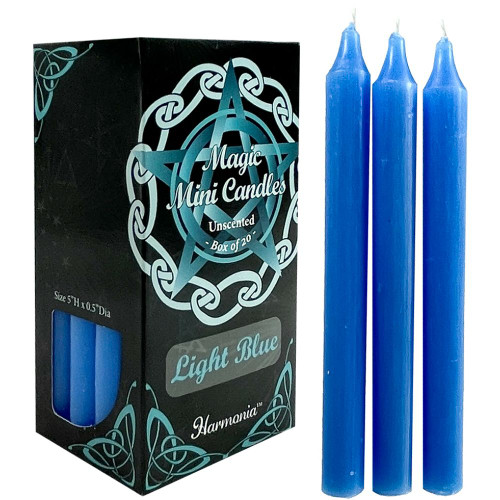 Magic Mini Candles -Light Blue Unscented