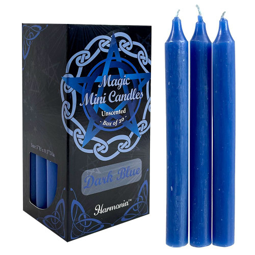 Magic Mini Candles - Dark Blue Unscented