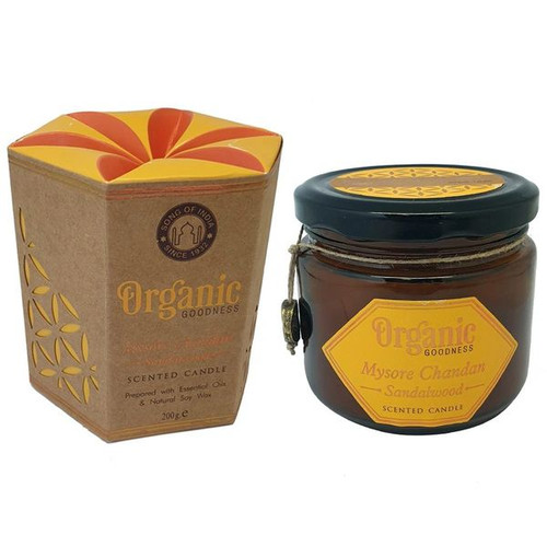 Sandalwood Organic Goodness Soy Candle