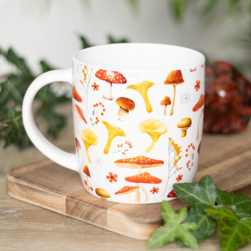 Toadstool Mushroom Print Ceramic Mug Toadstool Mushroom Print Ceramic Mug