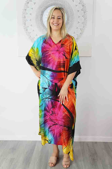 Long Sunshine Rainbow Kaftan