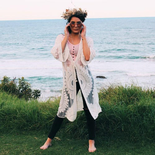 Avita Cream Lace Jacket