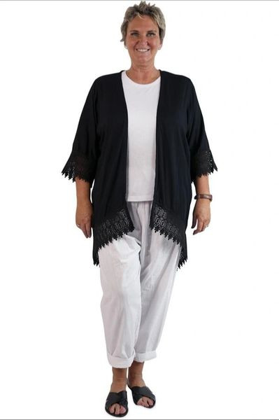 Sundrenched Ruby Jacket Black Freesize 10-16