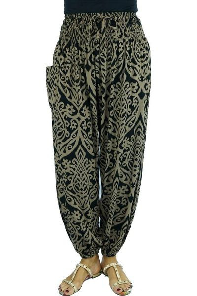 Sundrenched Harem Pants Black Pendant