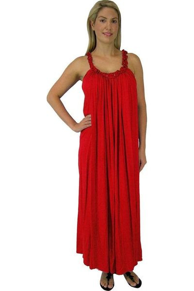 Sundrenched Long Magnum Red Dress