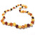 Genuine Baltic Amber Unpolished Round Multicolour Babies Teething Necklace