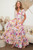 'Laila' V-Neck Maxi Dress
