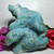 Caribbean Calcite Bear on Log Carving