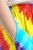 Rainbow Tie Dye Happy Pants
