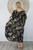 Black 'Autumn Leaves' Bermuda Kaftan Black 'Autumn Leaves' Bermuda Kaftan