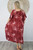 Maroon 'Tall Trees' Bermuda Kaftan Maroon 'Tall Trees' Bermuda Kaftan