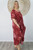 Maroon 'Tall Trees' Bermuda Kaftan Maroon 'Tall Trees' Bermuda Kaftan
