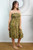 Olive 'Sari' Smock Dress