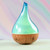 Aroma-Bloom Diffuser Wood & Turquoise + Bonus OIl