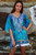 Isabella Boho Chiffon Kaftan C1398