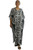 Sundrenched Long Black Mantra Kaftan