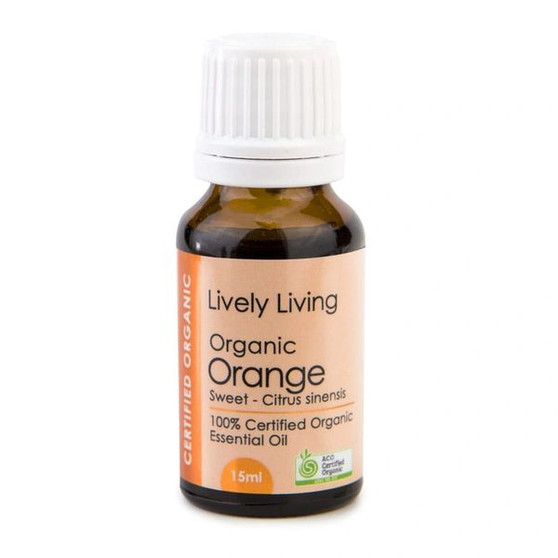 Orange Certified Organic Essential Oil 15ml