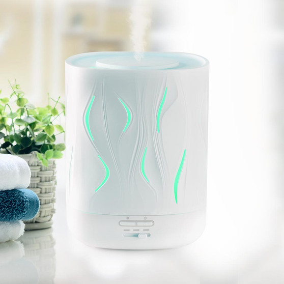 Aroma-Cloud Humidifier Diffuser + Immune Boost Essential Oil Blend